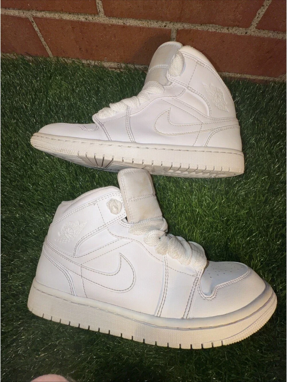 Size 8.5 - Jordan 1 Mid Triple White